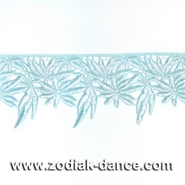 Объемный гипюр Далиа Pale Turquoise