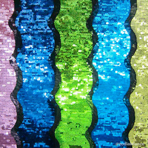 Sequin Holo on mesh