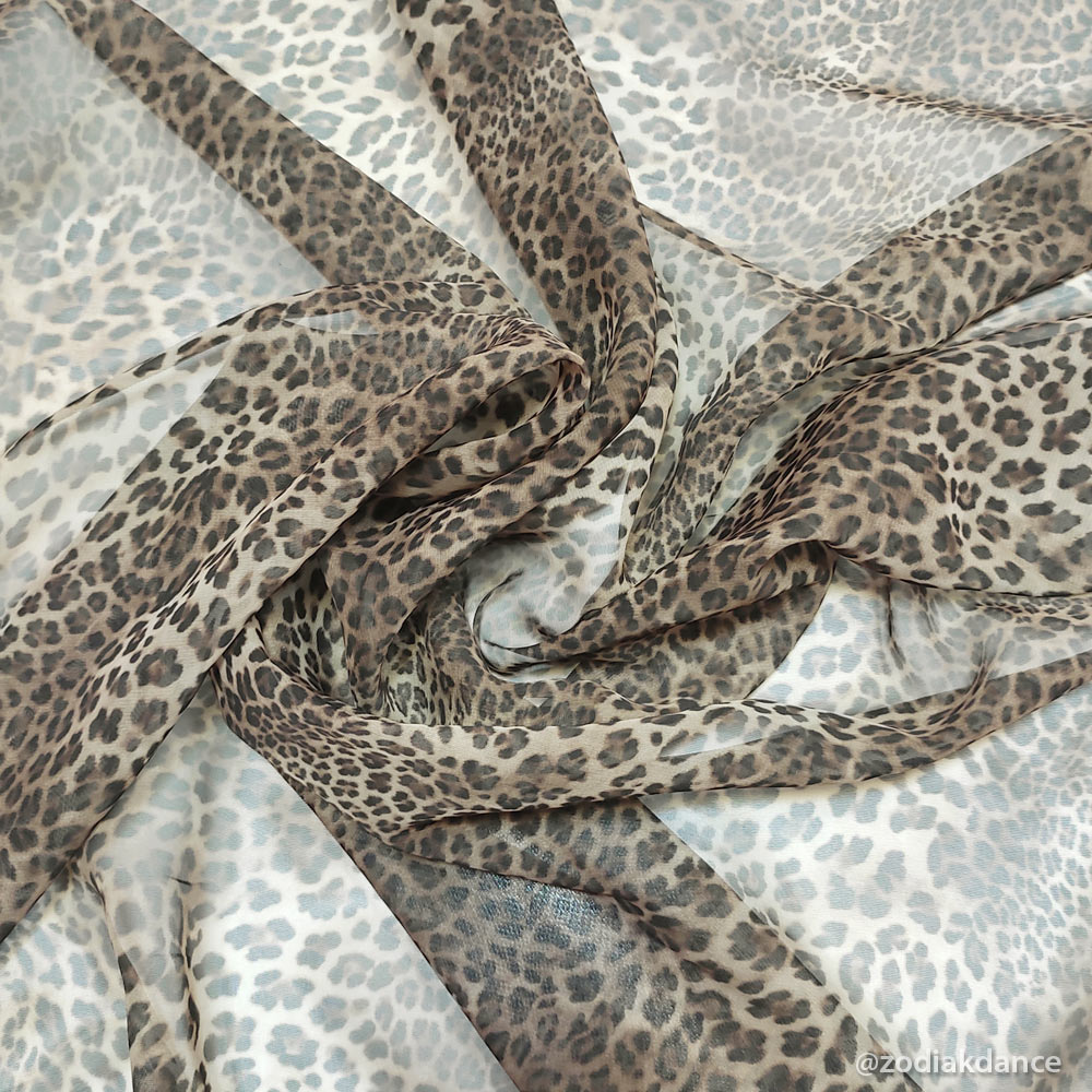 Georgette print «Leo»