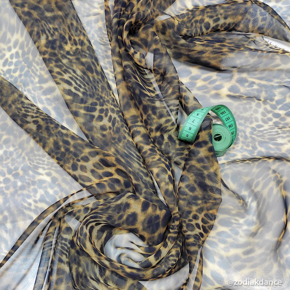 Georgette print «Leo»