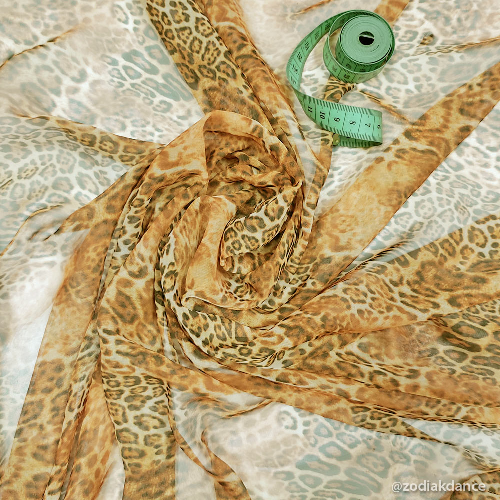 Georgette print «Leo»