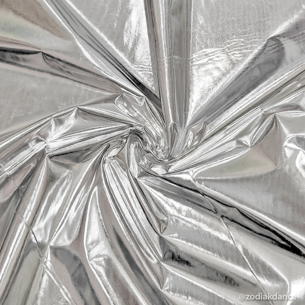 Shine Metallic Lycra Silver