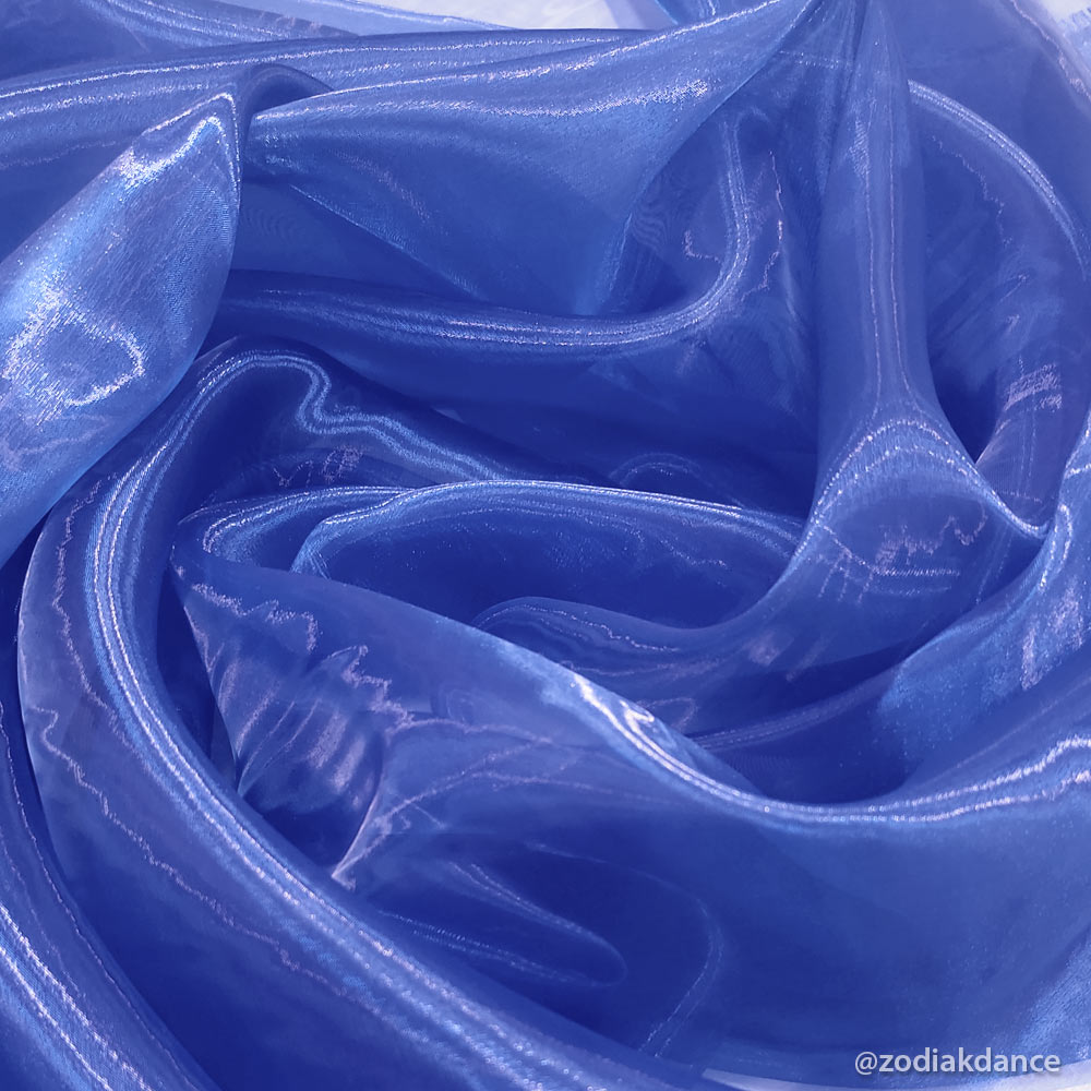 Crystal Organza Cobalt