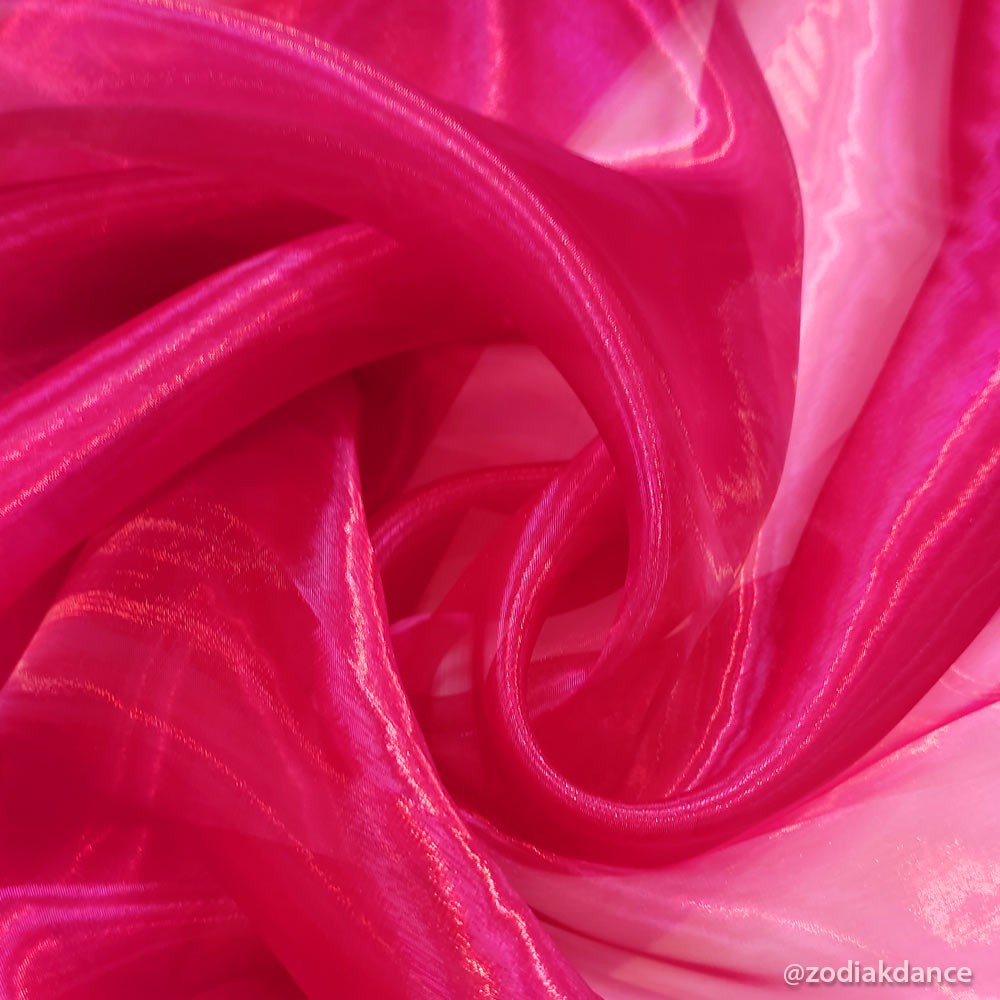 Crystal Organza Passion Pink border=