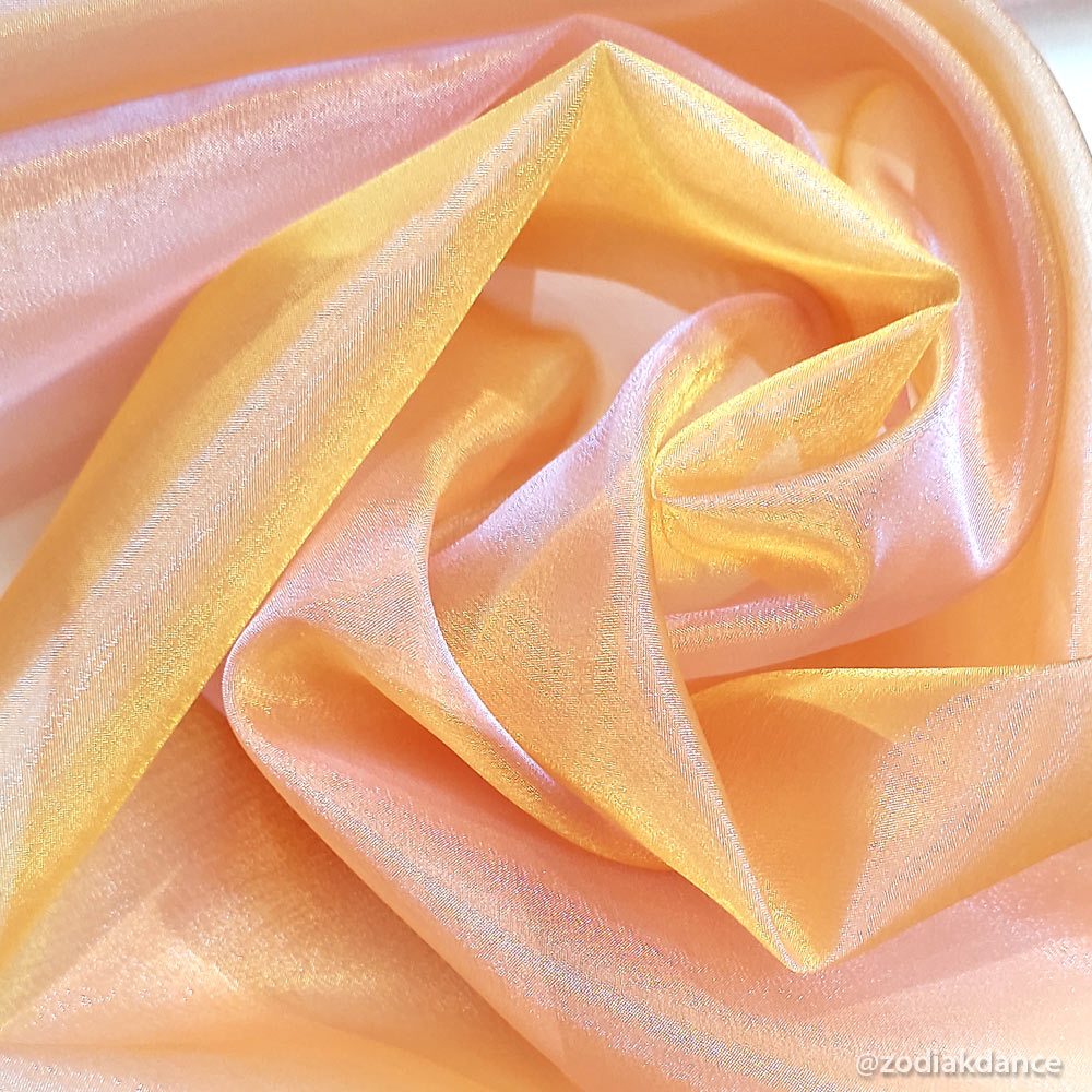 Pearl Organza Gold/Baby Pink