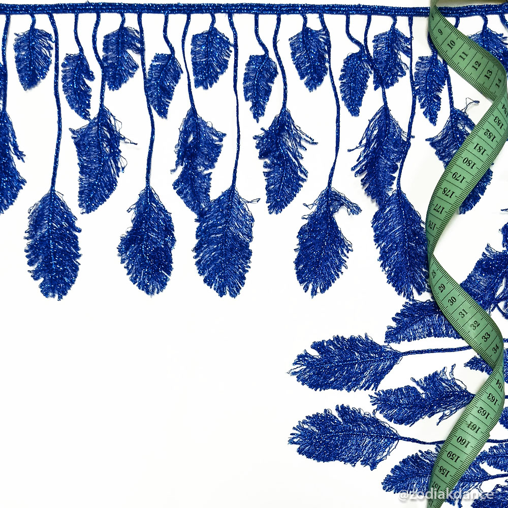 Бахрома FEATHER FRINGE Electric Blue
