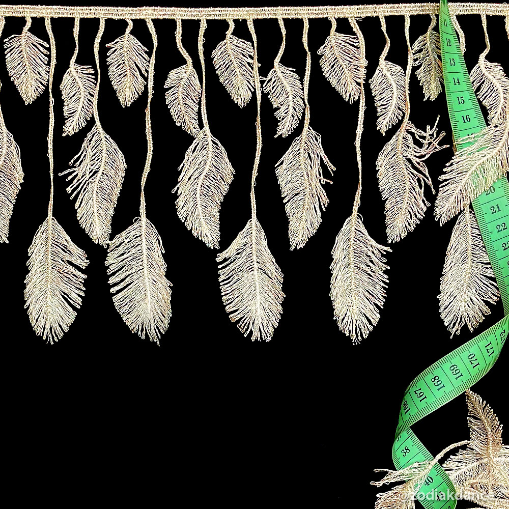 Бахрома FEATHER FRINGE Platina