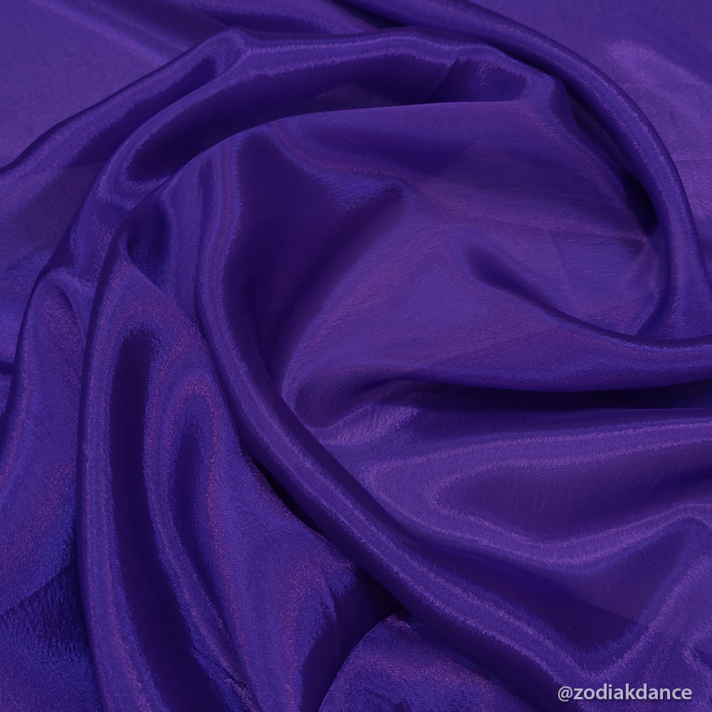 Satin Chiffon Blueberry