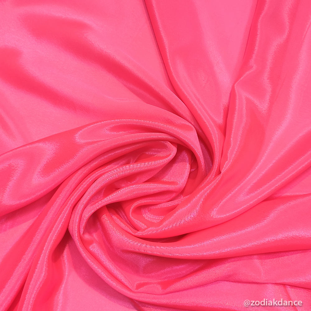 Satin Chiffon Cerise