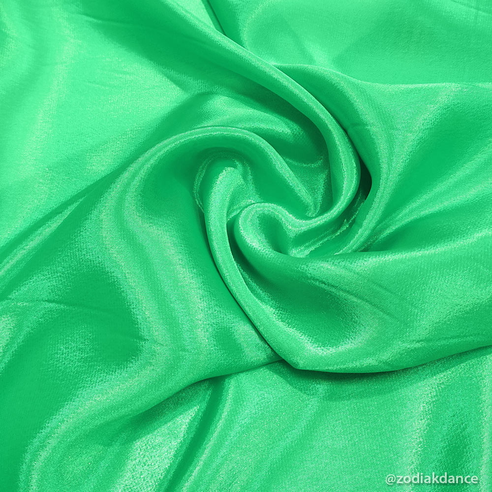 Satin Chiffon Cool Aqua