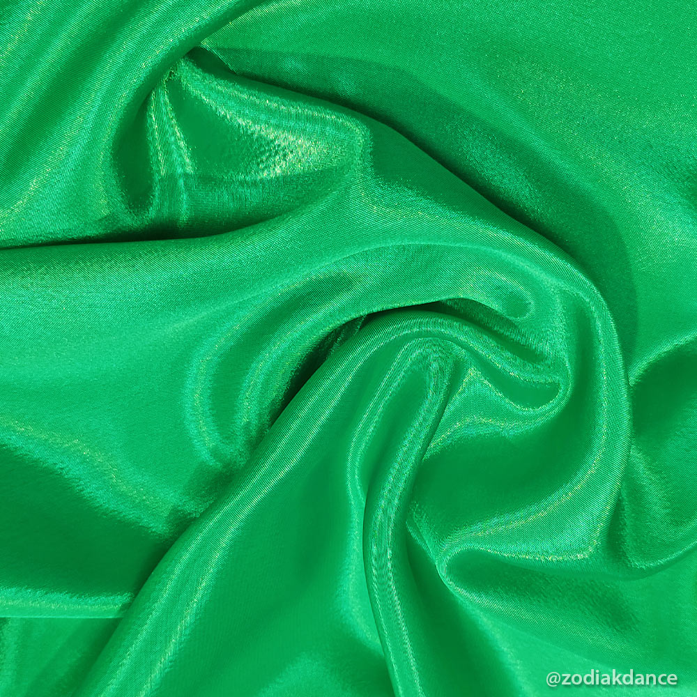 Satin Chiffon Emerald