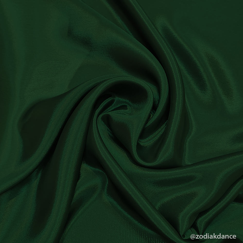 Satin Chiffon Forest Green