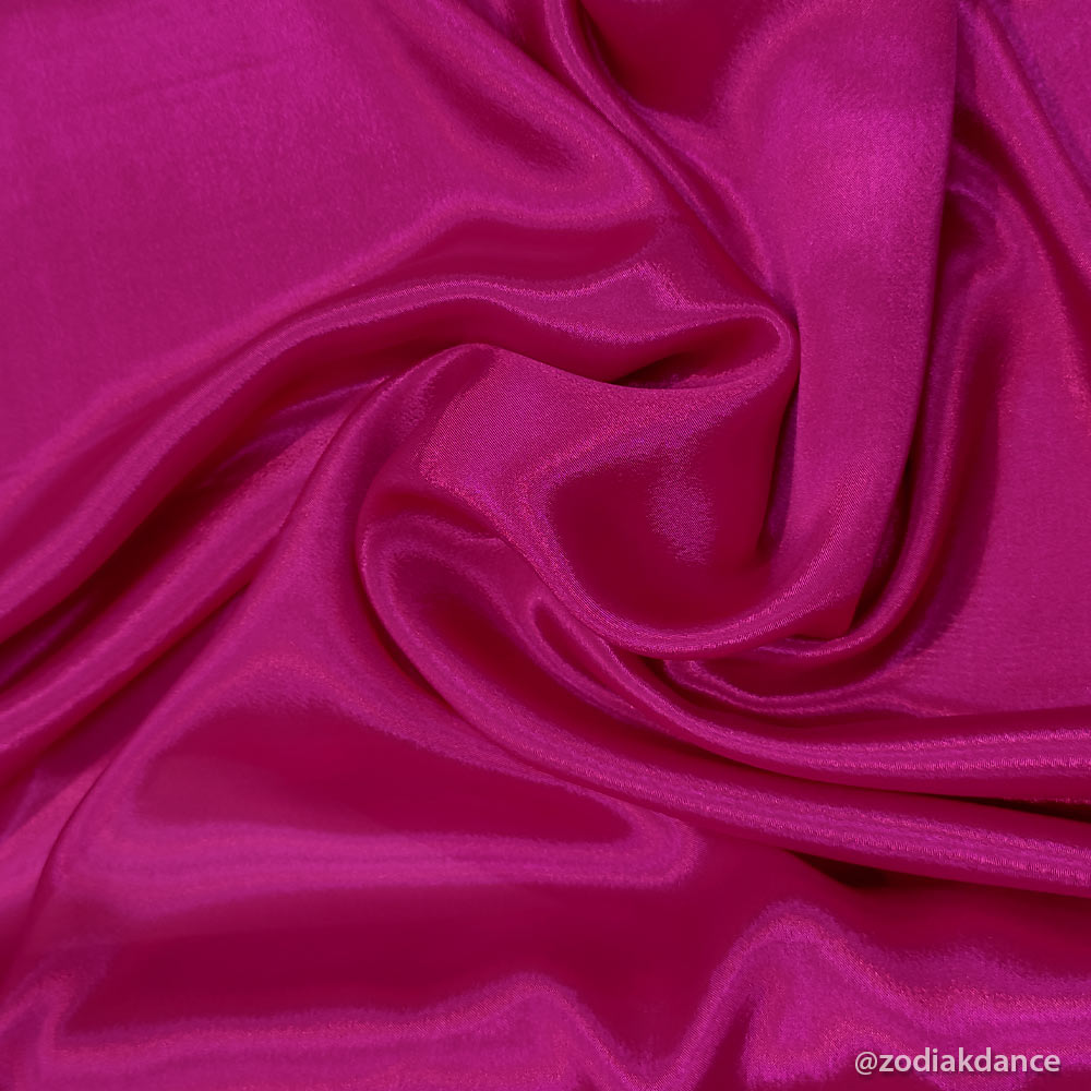 Satin Chiffon Fuschia Pink