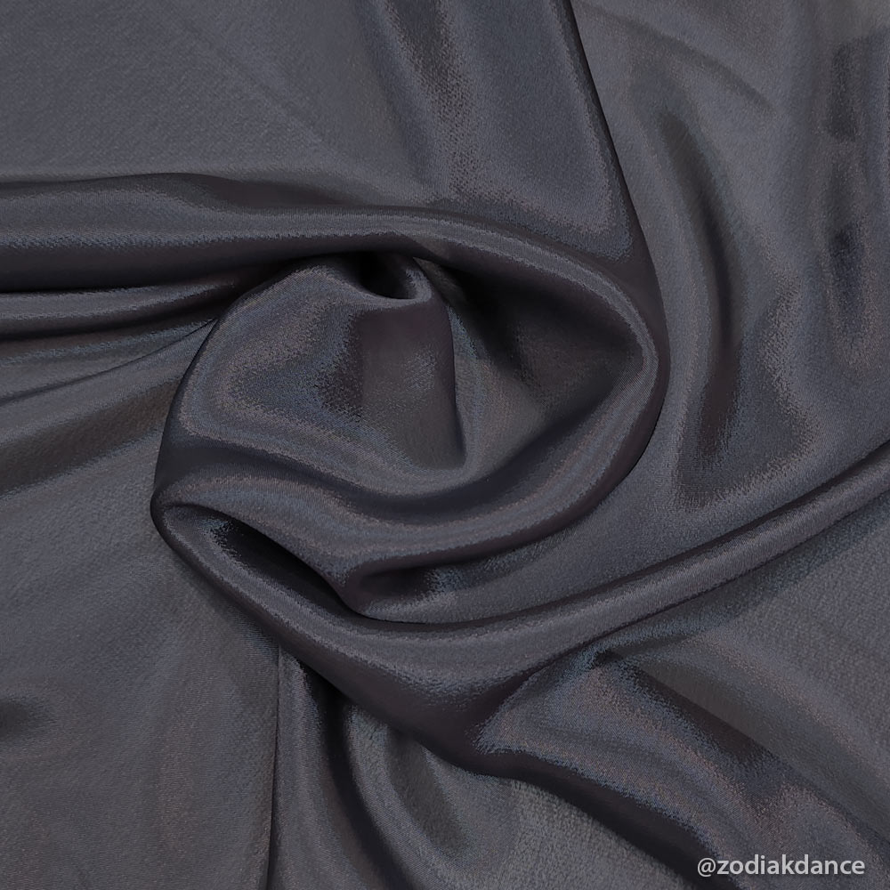 Satin Chiffon Hematite