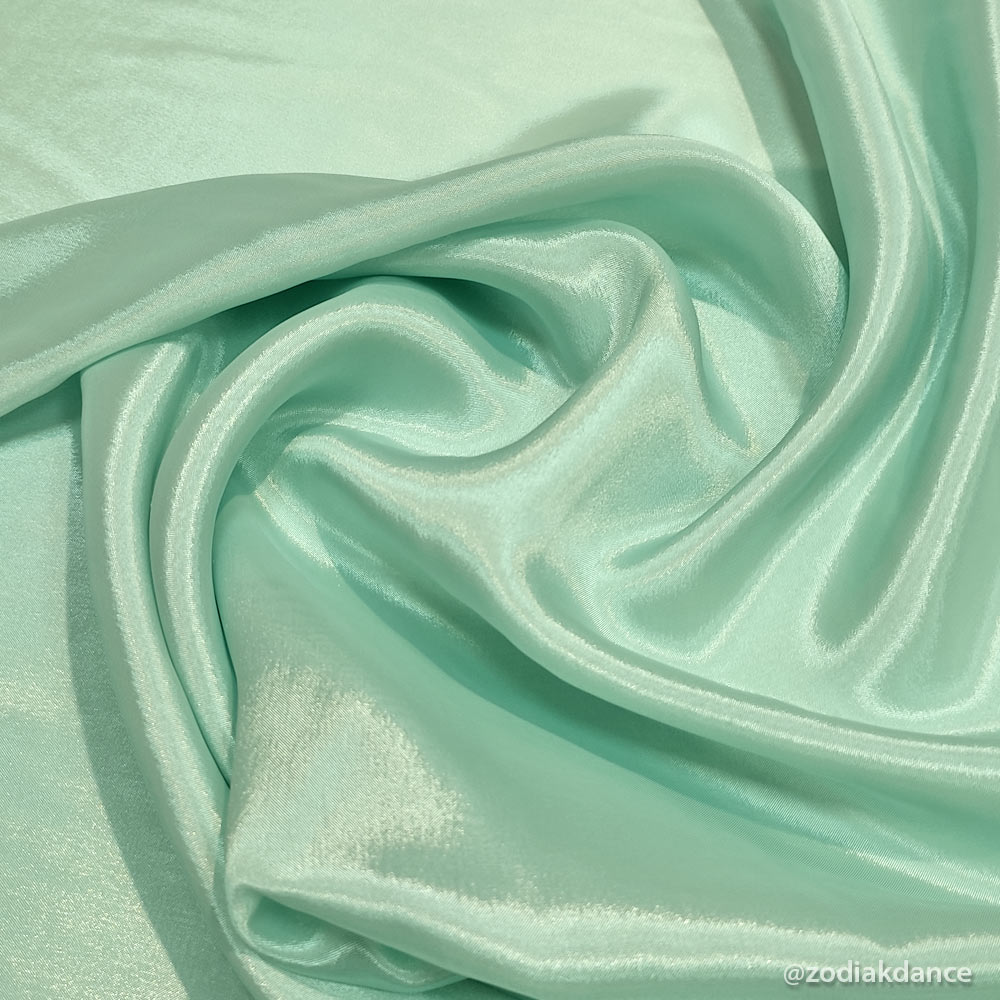 Satin Chiffon Mint Green