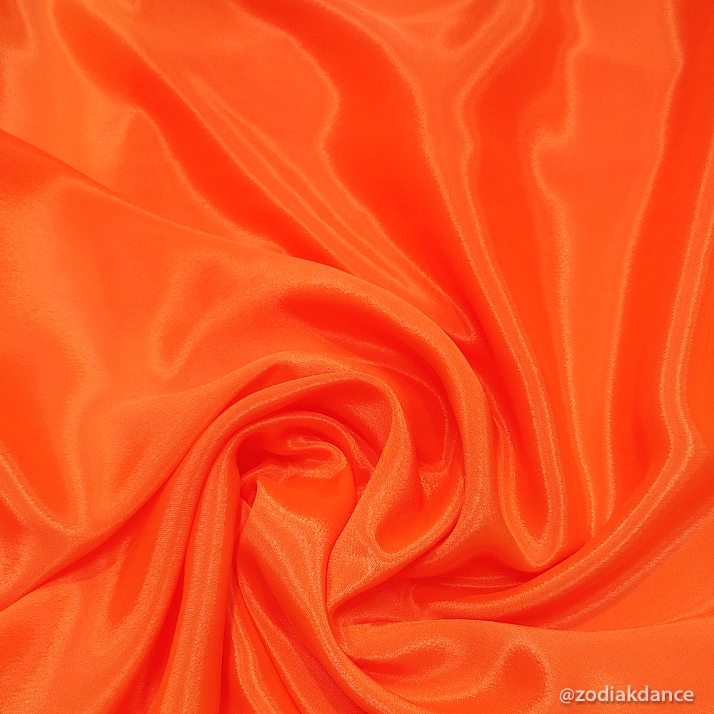 Satin Chiffon Orange