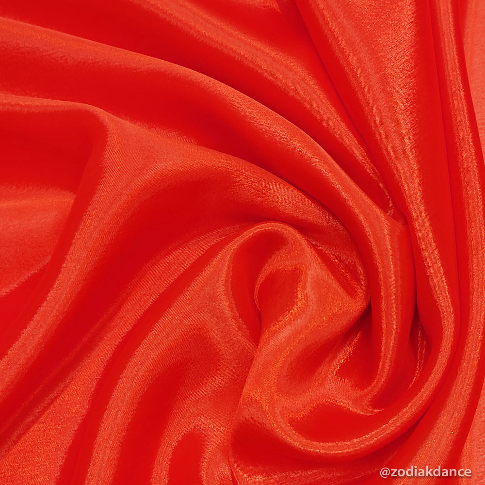 Satin Chiffon Poppy