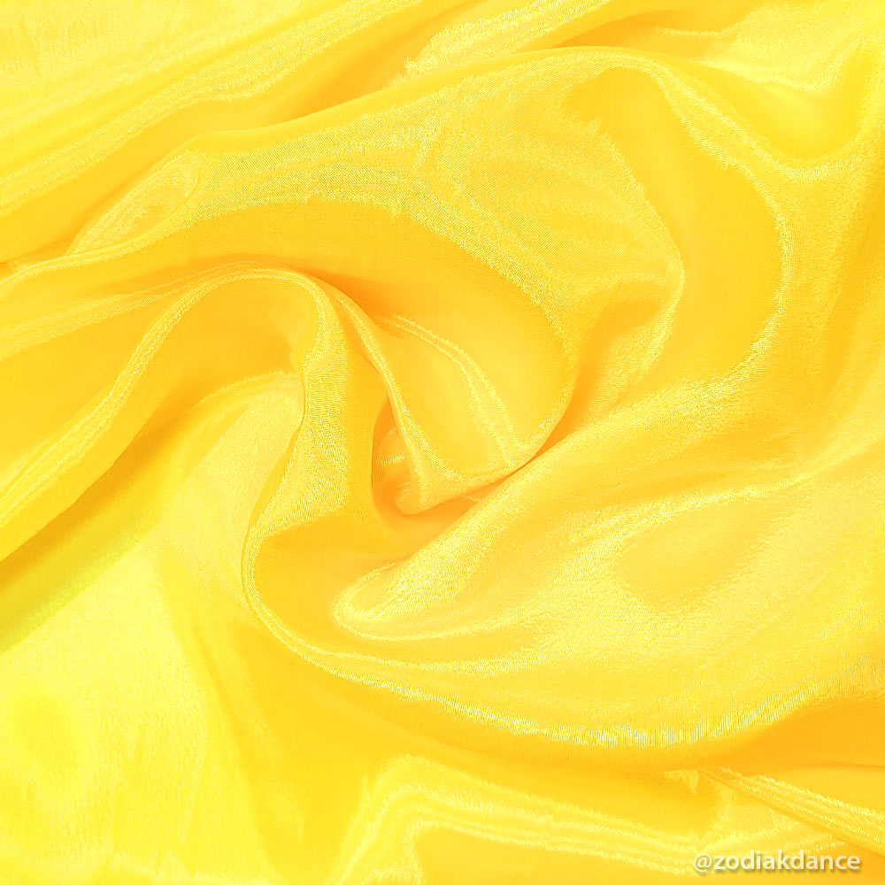 Satin Chiffon Sassy Yellow