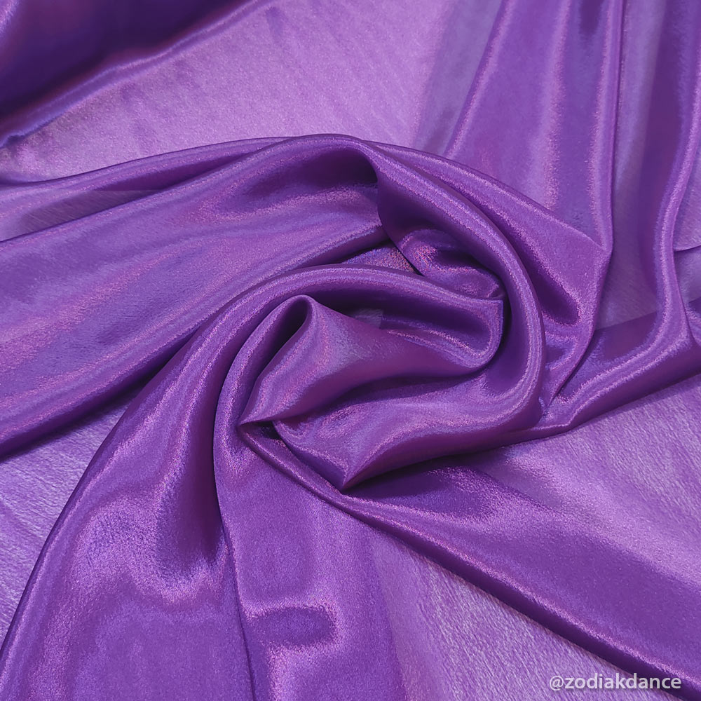 Satin Chiffon Tanzanite