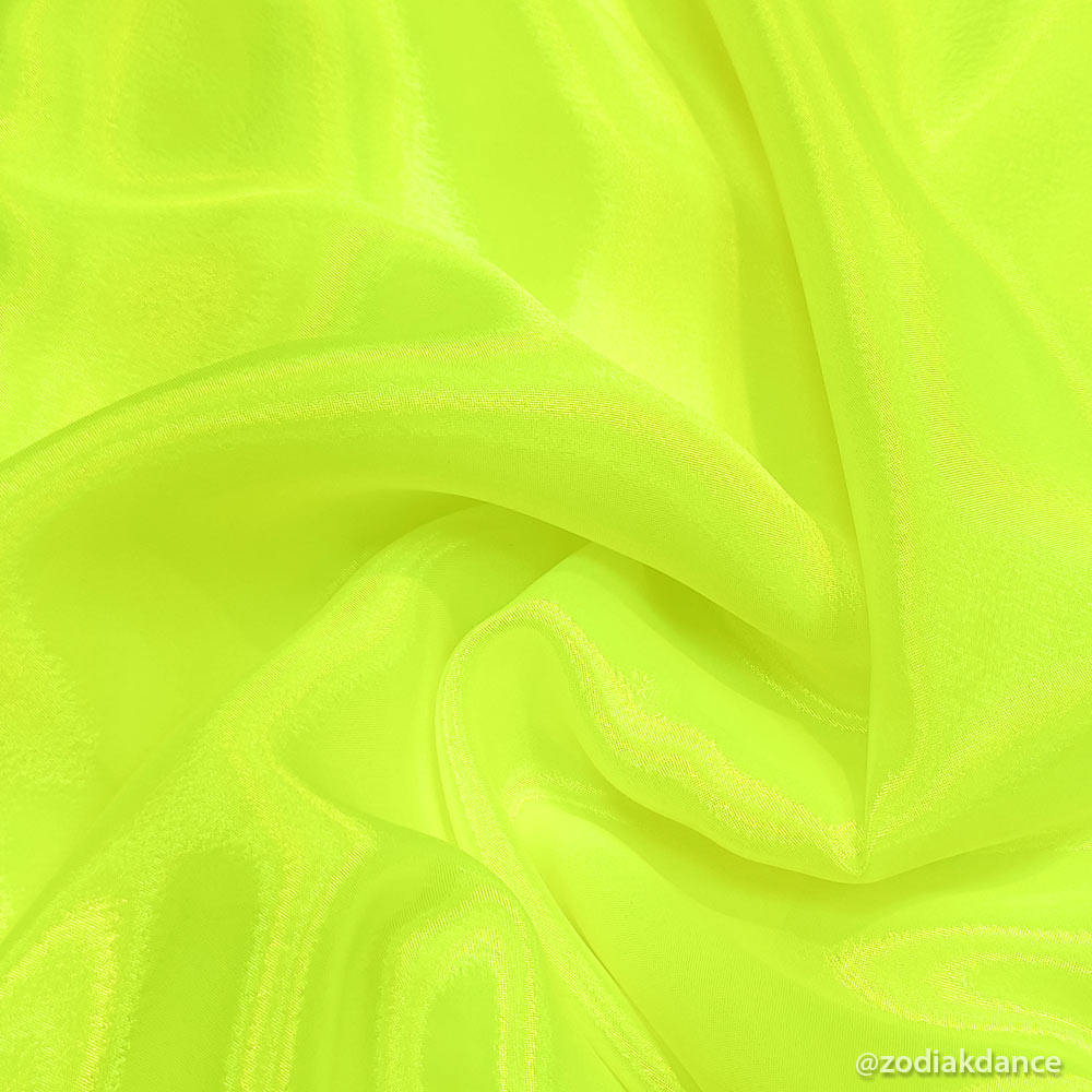 Satin Chiffon Tropic Lime