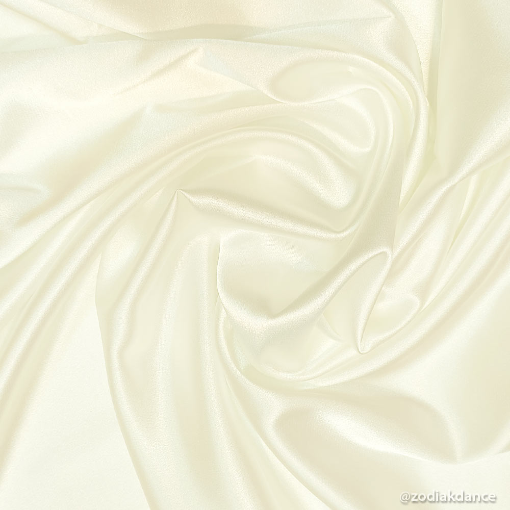 Stretch Satin Ivory