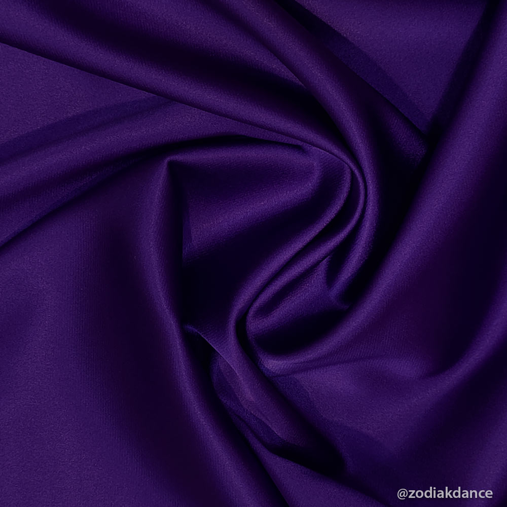 Stretch Satin Blueberry