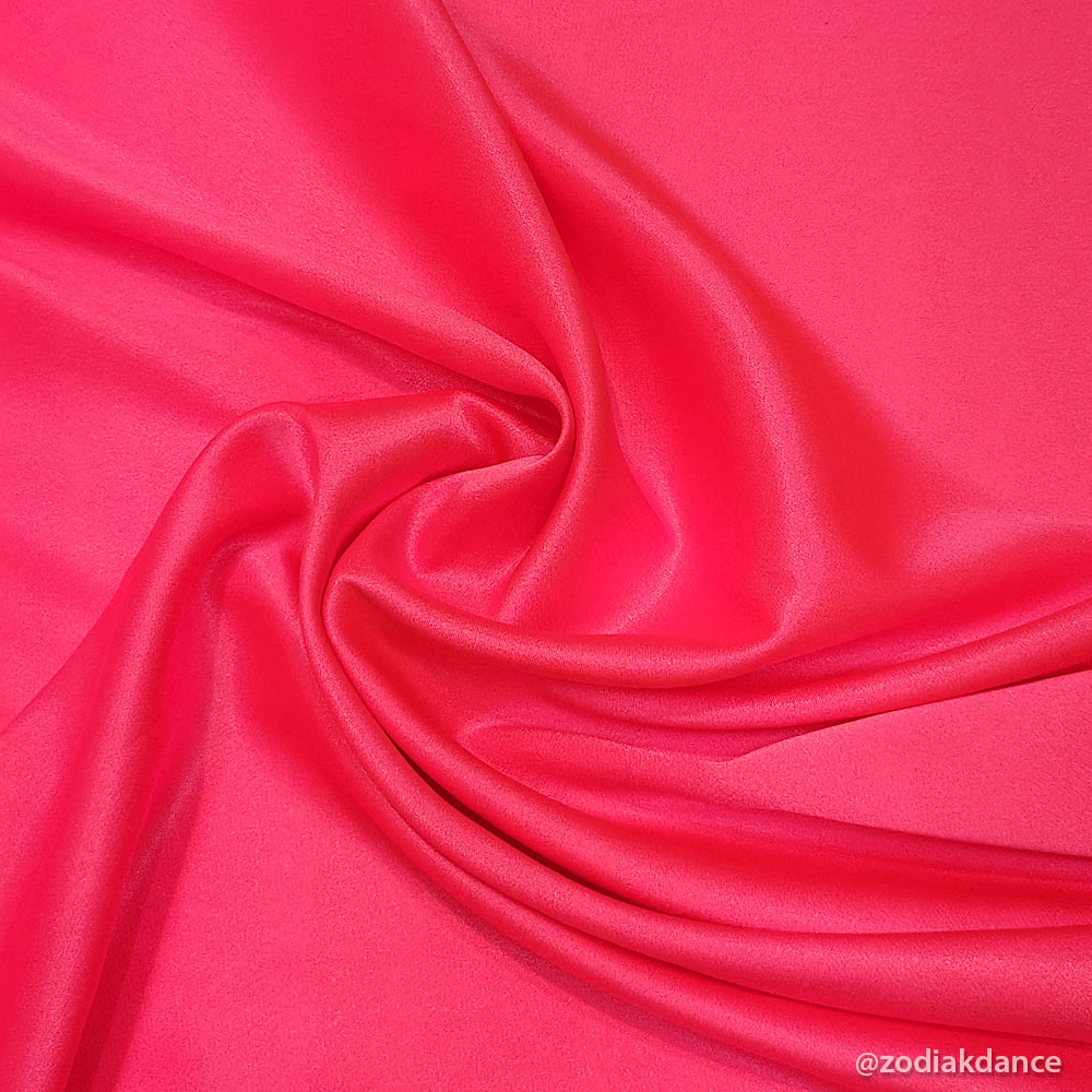 Stretch Satin Cerise