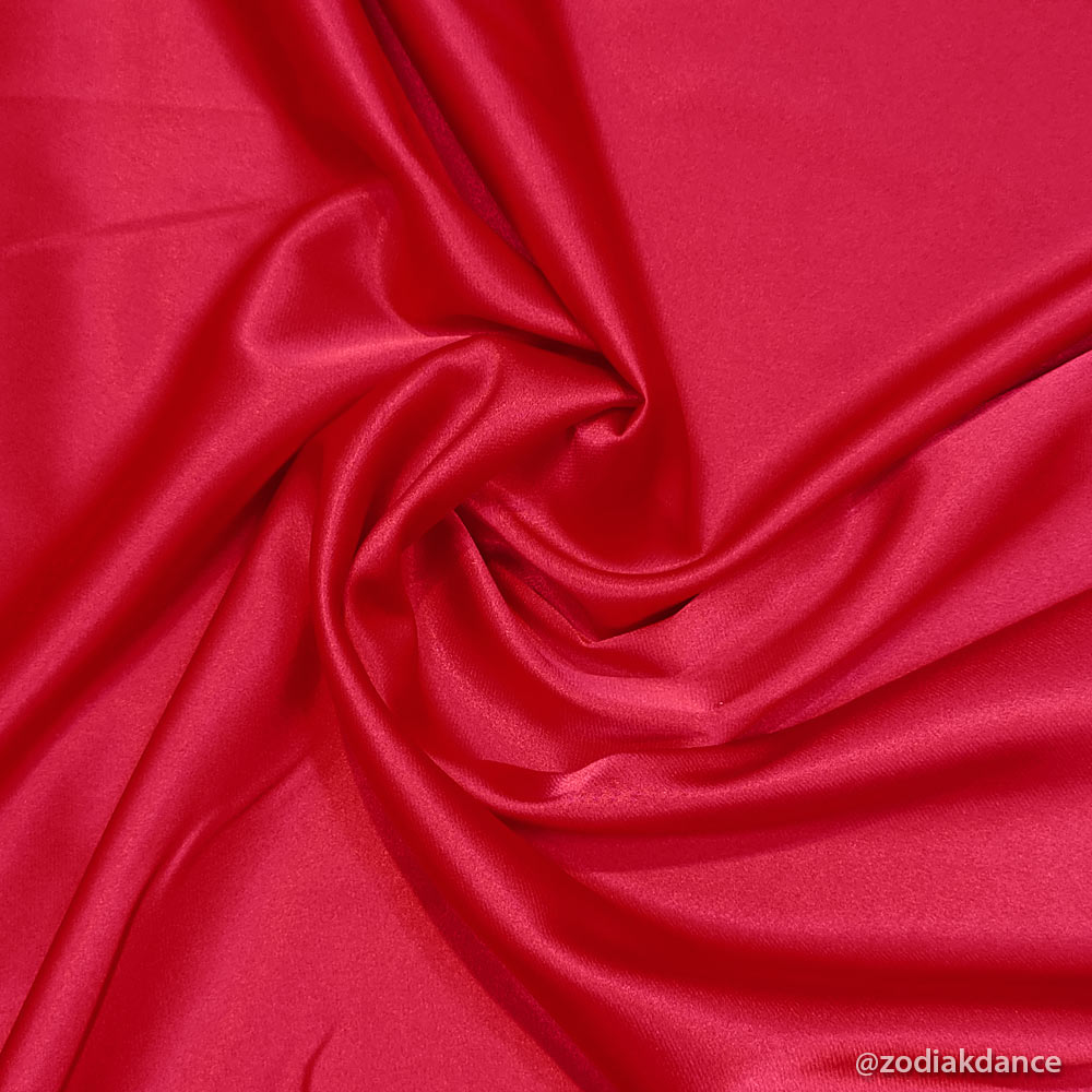 Stretch Satin Claret