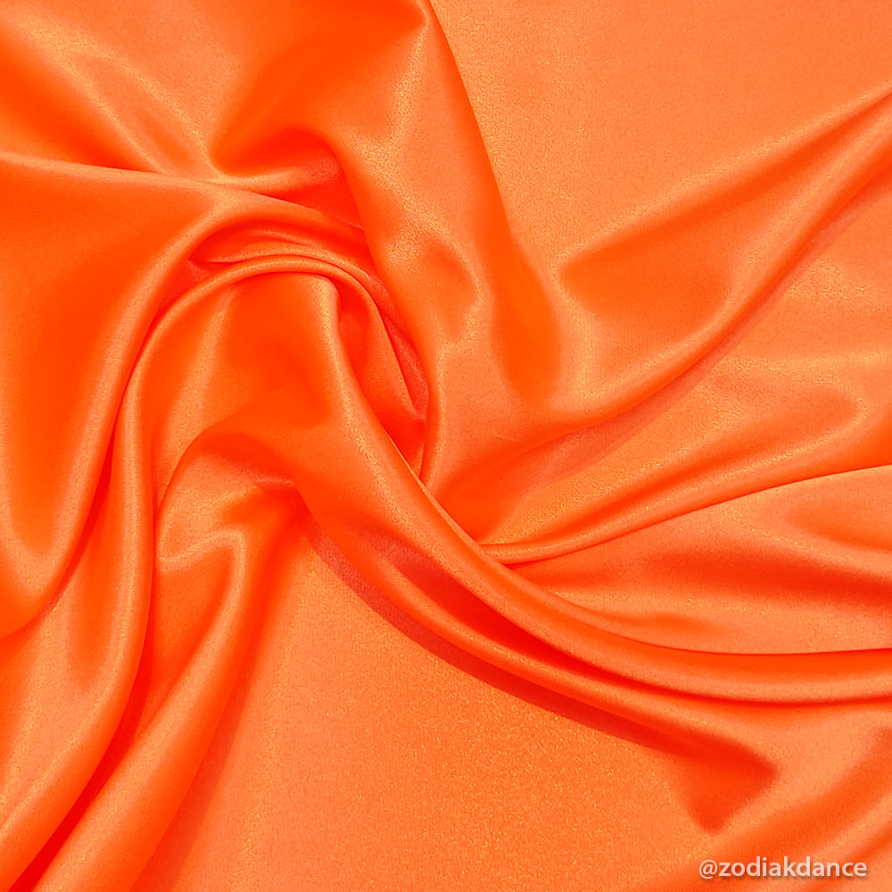 Stretch Satin Orange