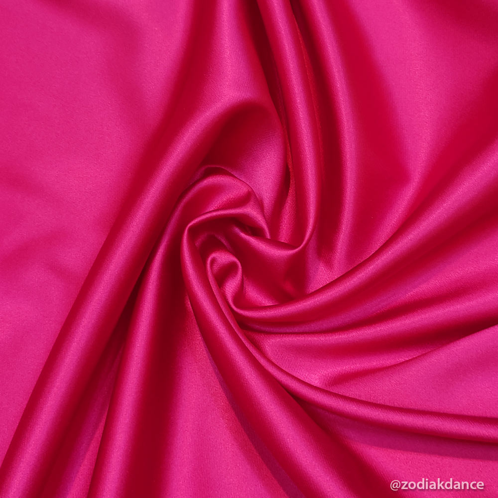 Stretch Satin Passion Pink