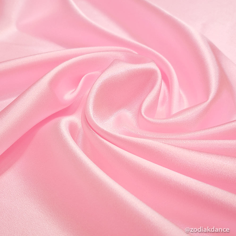 Stretch Satin Rose Pink