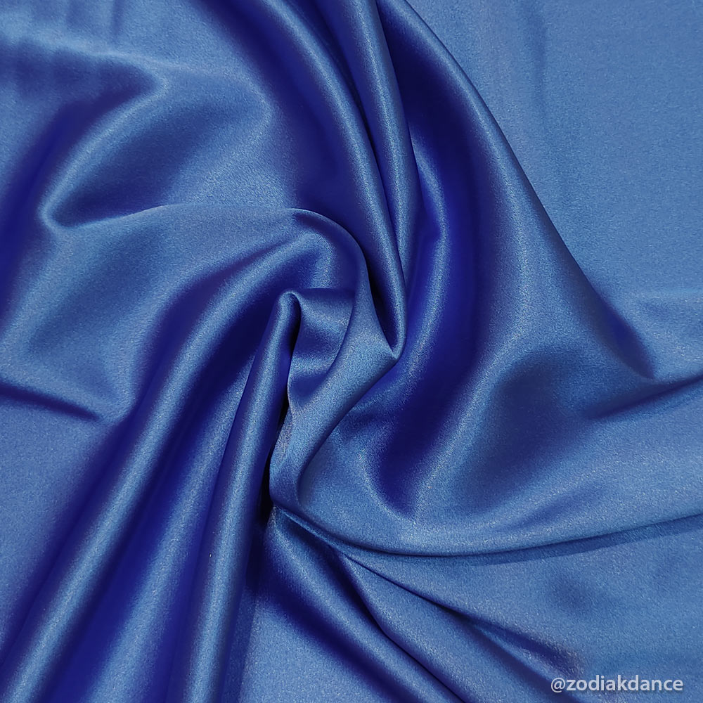 Stretch Satin Royal Blue