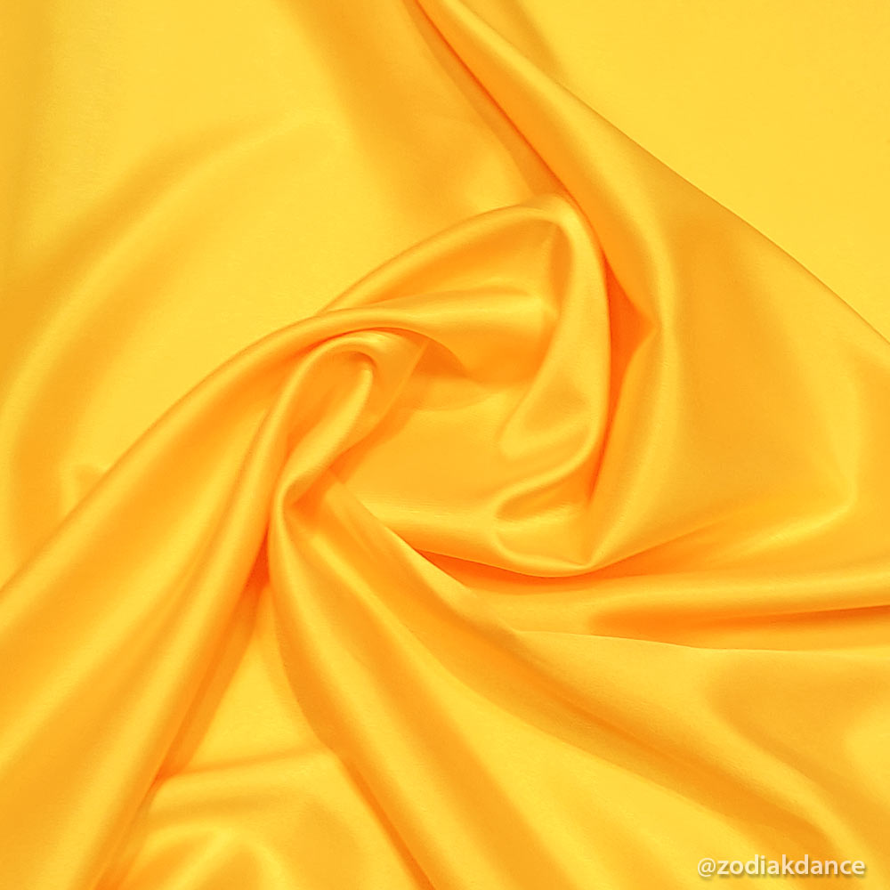 Stretch Satin  Saffron