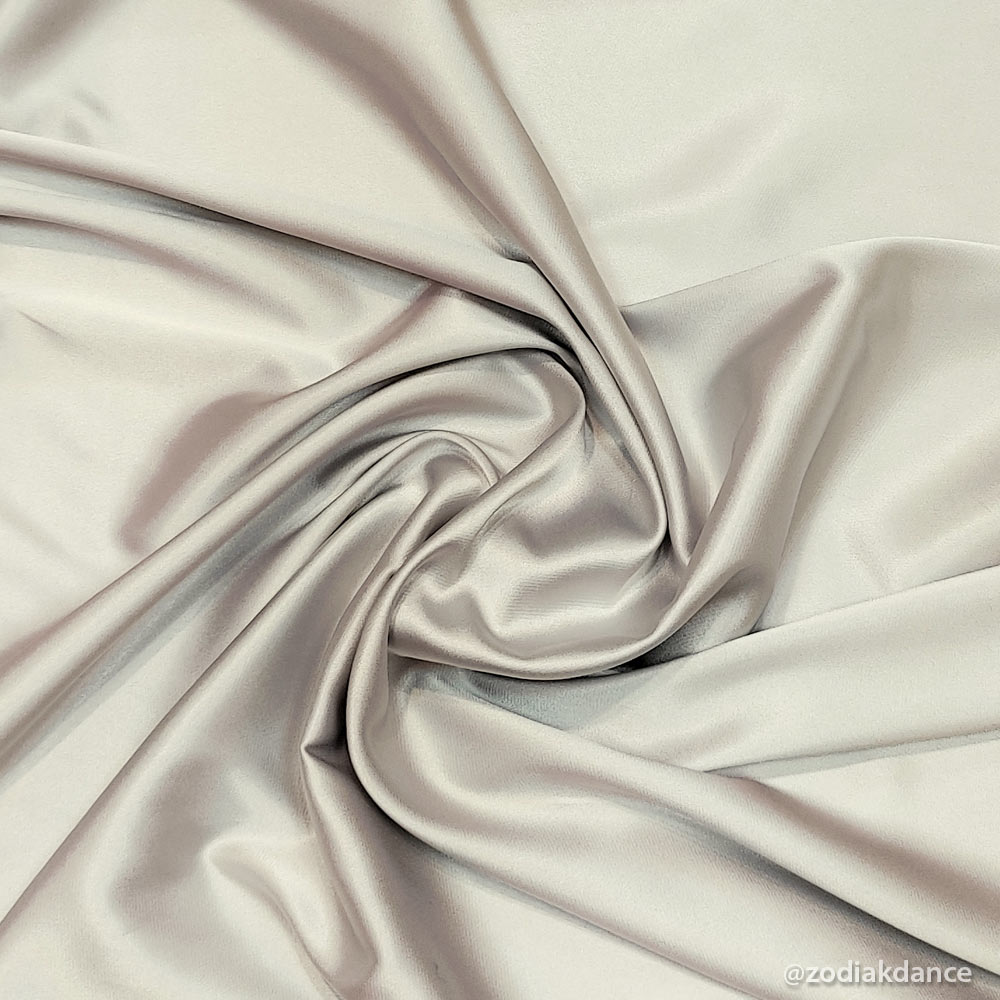 Stretch Satin Silver