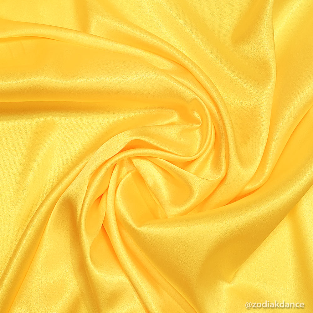 Stretch Satin Summer Gold