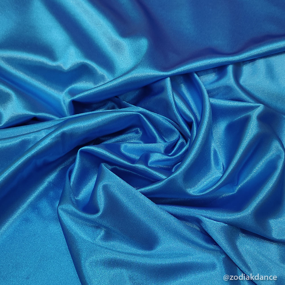 Satin velvet Electric Blue