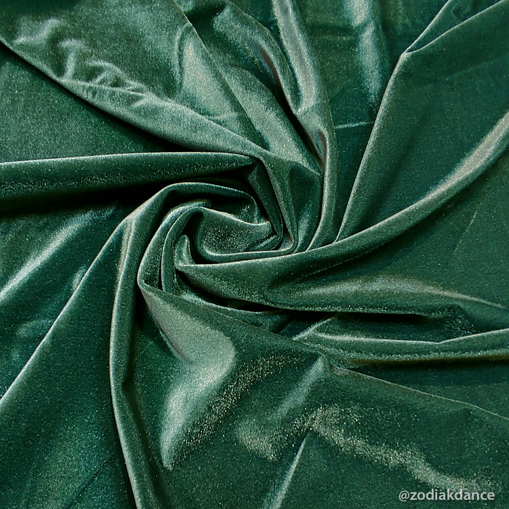 Smooth Velvet Forest Green